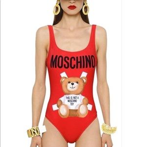 Moschino one piece bathing suit